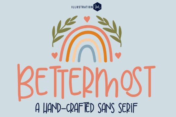 Bettermost Font: Whimsical Sans Serif for Handmade Crafts