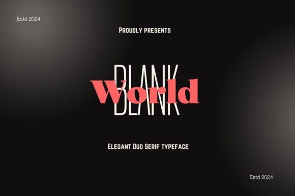 Blank World Font: Elevating Small Business Branding