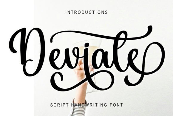Deviate Font: Minimalist Handwritten Type for Campaigns