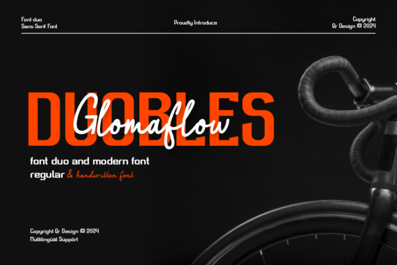 Duobles Glomaflow Font for Modern Web Branding