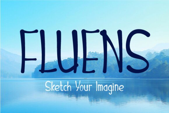 Fluens Font: A Handwritten Sans Serif for Editorial Design
