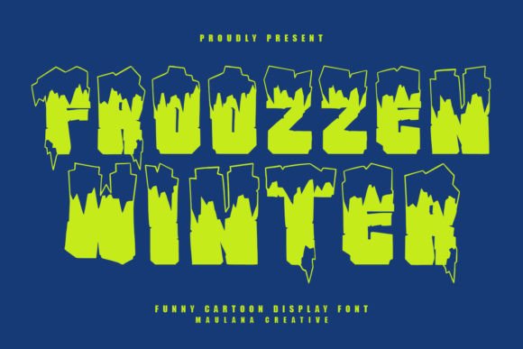 Froozzen Winter Font Review for Seasonal Campaigns