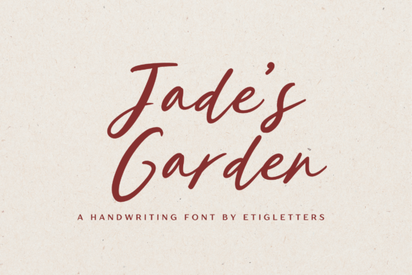 Jade’s Garden Font for Web Design and Digital Branding