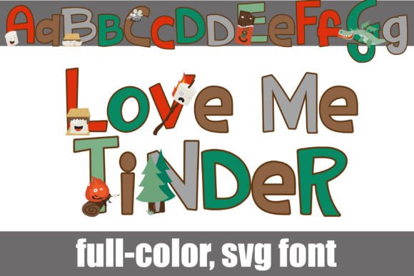 Love Me Tinder Font: Editorial Design for Outdoor Content
