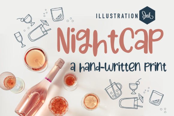 Nightcap Font: Whimsical Sans Serif for Web Design