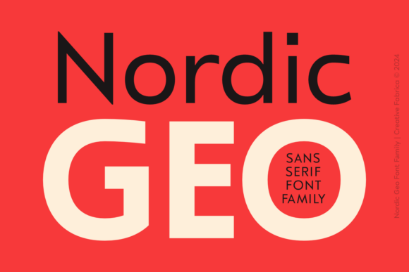 Nordic Geo Font: A Modern Geometric Sans-Serif for Editorial Design