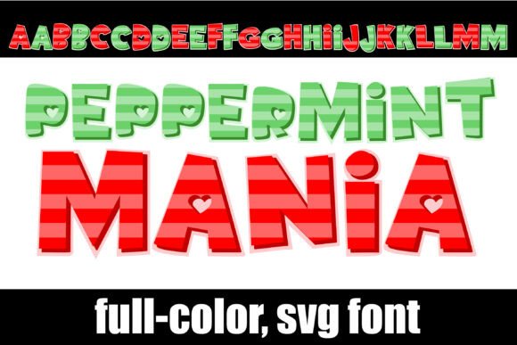 Peppermin-mania Font for Editorial Design and Display