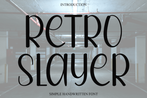 Retro Slayer Font: Elegant Script for Digital Campaigns