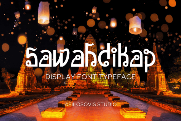 Sawahdikap Font: Industrial Display Type for Digital Ads