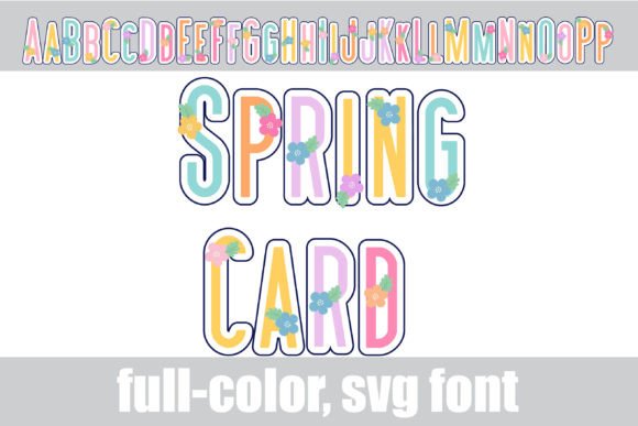 Spring Card Font for Vibrant Campaign Visuals