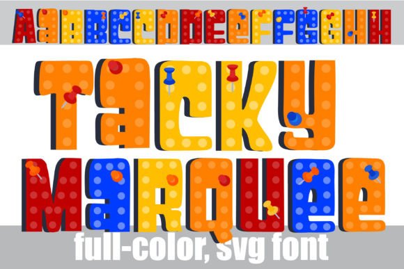 Tacky Marquee Font for High-Impact Marketing Visuals