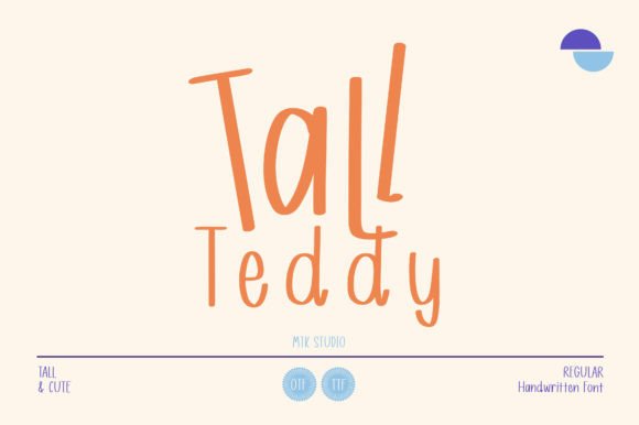 Tall Teddy Font: A Handwritten Typeface for Digital Branding