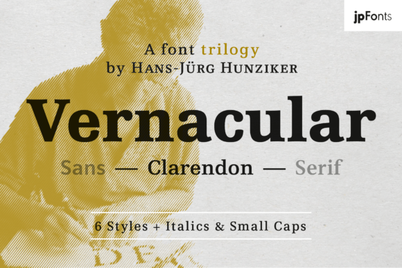 Vernacular Clarendon Font for Editorial Design