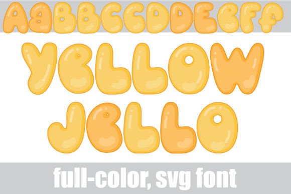 Yellow Jello Font: A Bubbly Typeface for Branding